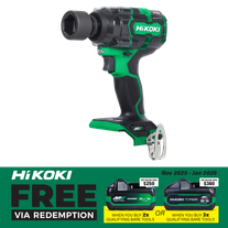 HiKOKI Cordless Impact Wrench Brushless 1/2in 389Nm 36V - Bare Tool