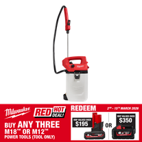 Milwaukee M12 Chemical Sprayer 7.5L 12V - Bare Tool