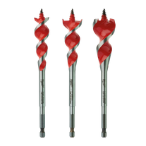 Milwaukee Speed Feed Wood Bit Set 3pc