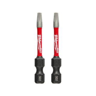 Milwaukee SHOCKWAVE Impact Bit #1 Square 50mm 2pk