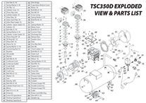 Parts for TSC350D Compressor