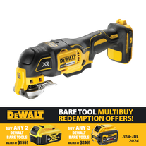 DeWalt Cordless Multi Tool Brushless 18v - Bare Tool