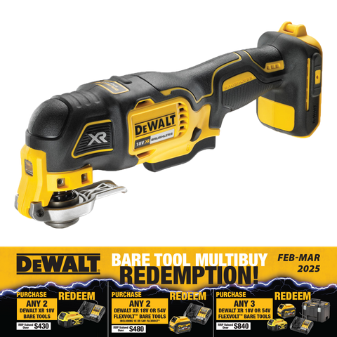 DeWalt Cordless Multi Tool Brushless 18v - Bare Tool