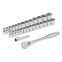 Milwaukee Socket Set 3/8in Dr Metric/Imperial 29pc