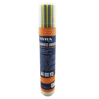 Lyra Dry Profi Giant Construction Pencil Refill Graphite 12pk