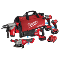 Milwaukee M18 FUEL ONE-KEY Cordless Brushless 5pc Kit 5A3 18v 5Ah