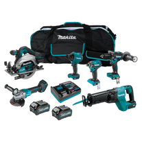 Makita XGT Cordless Combo Kit Brushless 204G 6pc 40V 4Ah