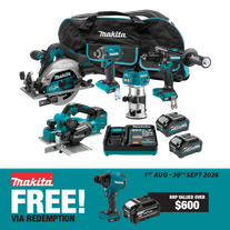 Makita XGT Cordless Combo Kit Brushless 5pc 40V 4Ah