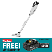 Makita LXT Cordless Vacuum Stick White Brushless 18V - Bare Tool