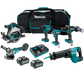 Makita XGT Cordless Combo Kit Brushless 205G 6pc 40V 4Ah