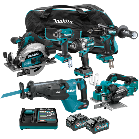 Makita XGT Cordless Combo Kit Brushless 202G 6pc 40V 4Ah
