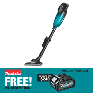 Makita XGT Cordless Vacuum Stick Brushless HEPA Variable Speed Black - Bare Tool