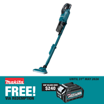 Makita XGT Cordless Vacuum Stick Brushless Cyclonic HEPA Variable Speed - Skin
