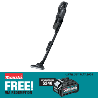 Makita XGT Cordless Vacuum Stick Cyclonic HEPA 4-Speed Black 40v - Bare Tool