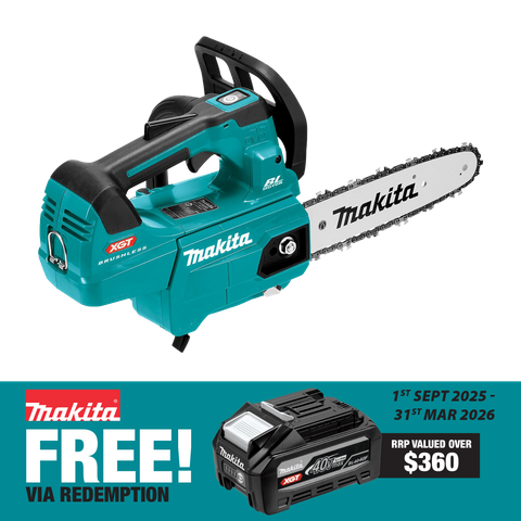 Makita XGT Cordless Chainsaw Brushless Top Handle 250mm 40V - Bare Tool