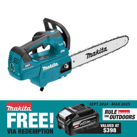 Makita XGT Cordless Chainsaw Brushless Top Handle 350mm 40V - Bare Tool