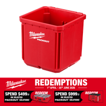 Milwaukee PACKOUT Nesting Bin Square Deep 2pc