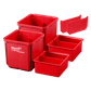 Milwaukee PACKOUT Nesting Bin Square Deep 2pc