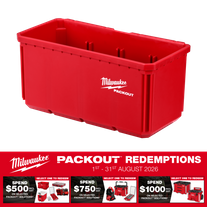 Milwaukee PACKOUT Nesting Bin Rectangle Deep 2pc