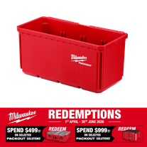 Milwaukee PACKOUT Nesting Bin Rectangle Deep 2pc
