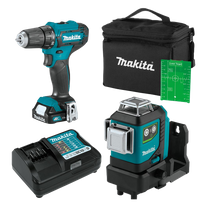 Makita CXT Cordless Rotating Laser and Drill Driver 12V Kit