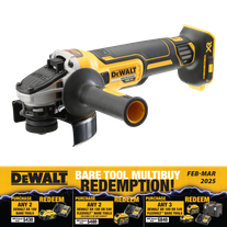 DeWalt Cordless Angle Grinder 125mm Brushless 18v - Bare Tool