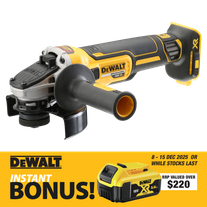 DeWalt Cordless Angle Grinder 125mm Brushless 18v - Bare Tool