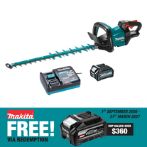 Makita XGT Hedge Trimmer Brushless 600mm 40V 2.5Ah