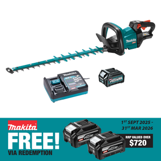 Makita XGT Hedge Trimmer Brushless 600mm 40V 2.5Ah