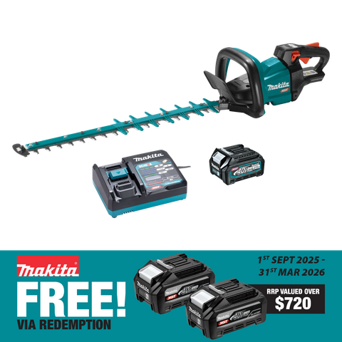 Makita XGT Hedge Trimmer Brushless 600mm 40V 2.5Ah