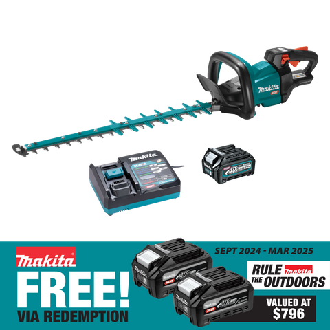 Makita XGT Hedge Trimmer Brushless 600mm 40V 2.5Ah