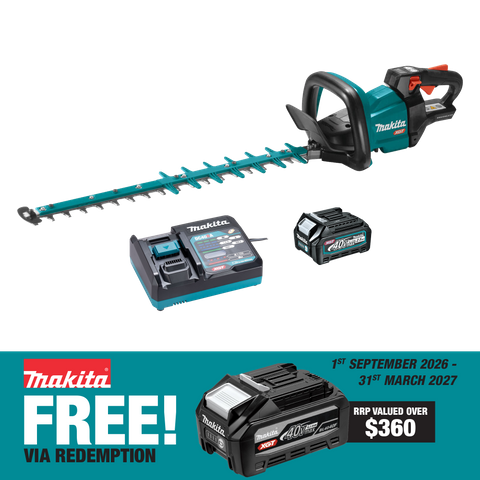 Makita XGT Hedge Trimmer Brushless 600mm 40V 2.5Ah