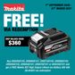 Makita XGT Hedge Trimmer Brushless 600mm 40V 2.5Ah