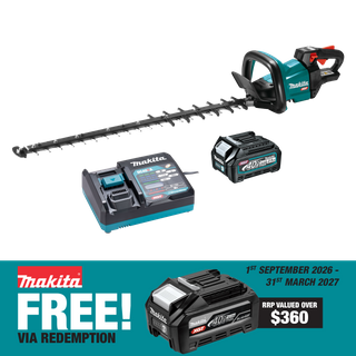 Makita XGT Hedge Trimmer Rough Cut 750mm 40V 2.5Ah