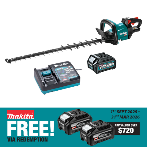 Makita XGT Hedge Trimmer Rough Cut 750mm 40V 2.5Ah