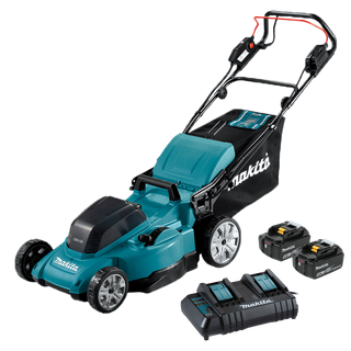 Makita LXT Cordless Lawn Mower 480mm Self Propelled 36V 5Ah