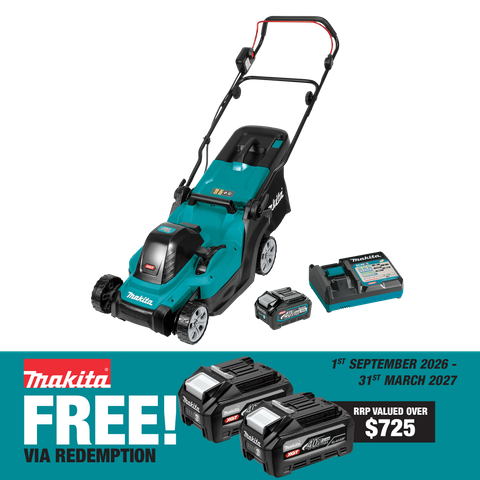 Makita XGT Cordless Lawn Mower 380mm 40V 4Ah