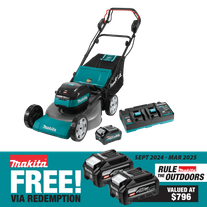 Makita XGT Cordless Lawn Mower Brushless 534mm Self Propelled  40V 4Ah