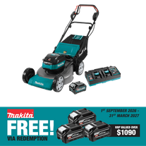 Makita XGT Cordless Lawn Mower Brushless 534mm Self Propelled  40V 4Ah