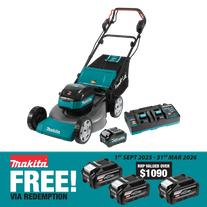 Makita XGT Cordless Lawn Mower Brushless 534mm Self Propelled  40V 4Ah