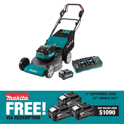 Makita XGT Cordless Lawn Mower Brushless 534mm Self Propelled  40V 4Ah