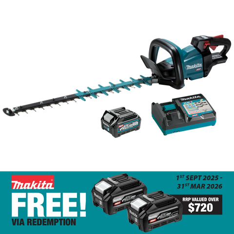 Makita XGT Hedge Trimmer Smooth Cut 600mm 40V 2.5Ah