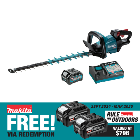 Makita XGT Cordless Hedge Trimmer 600mm Brushless 40V 2.5Ah