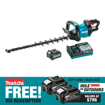 Makita XGT Cordless Brushless Hedge Trimmer 600mm 40V 2.5Ah