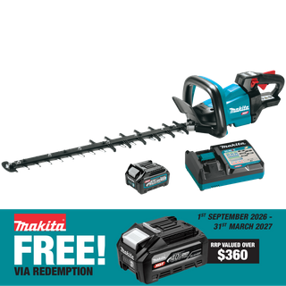 Makita XGT Hedge Trimmer Rough Cut 600mm 40V 2.5Ah