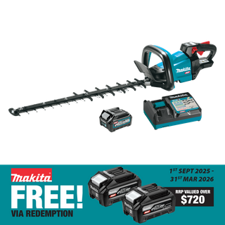 Makita XGT Hedge Trimmer Rough Cut 600mm 40V 2.5Ah