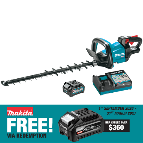 Makita XGT Hedge Trimmer Rough Cut 600mm 40V 2.5Ah