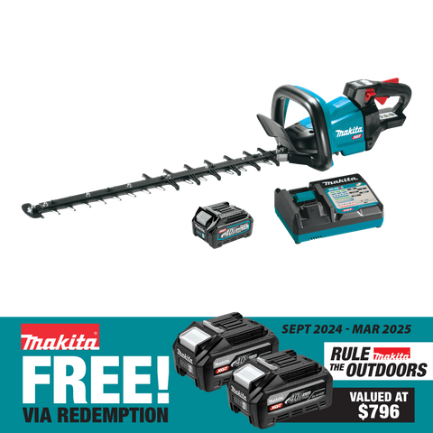 Makita XGT Cordless Brushless Hedge Trimmer 600mm 40V 2.5Ah