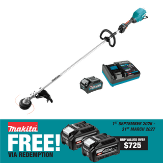 Makita XGT Cordless Brushless Brushcutter Loop Handle 40V 4Ah