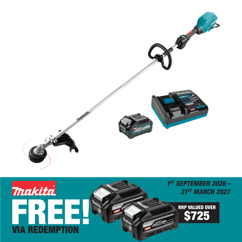 Makita XGT Cordless Brushless Brushcutter Loop Handle 40V 4Ah